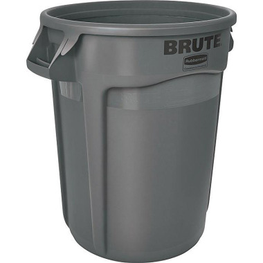 Mehrzwecktonne grau 121l PE Außen-Ø560xH692mm RUBBERMAID FG263200GRAY