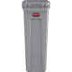 Wertstoffsammler 87l H762xB279xT558mm grau m.Lüftungskanälen RUBBERMAID FG354060GRAY