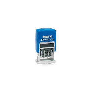 COLOP Datumstempel mini-d ater S120 1452000200 24mm Kunststoff blau 163005400