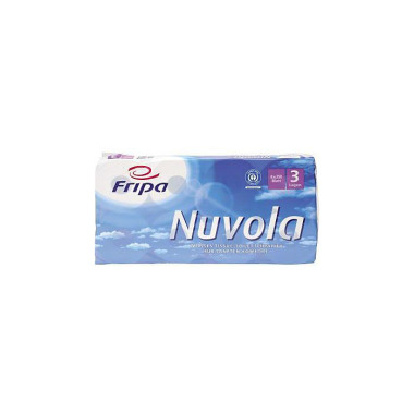 Fripa Toilettenpapier Nuv ola 1200801 3lagig weiß 8 Rl./Pack. 446004701