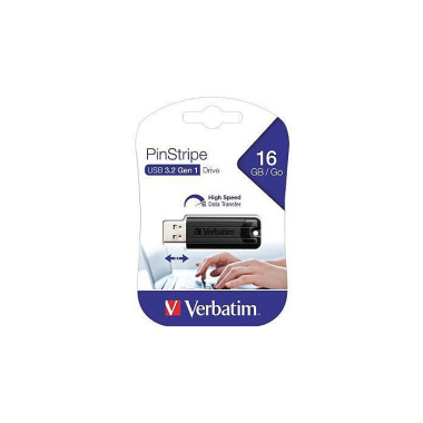 Verbatim USB-Stick PinStr ipe 49316 USB 3.0 16GB sc hwarz 183240290