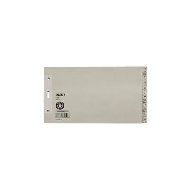 Leitz Register 12060085 A -Z DIN A5 24x14cm 20teili g Papier grau 121017880