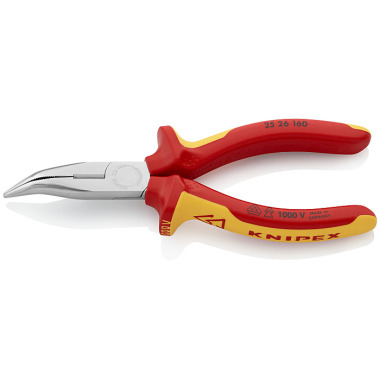 Knipex Snipe Nose Side Cutting Pliers chrome plated 160mm 25 26 160