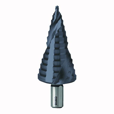 Ruko UC stegborr FLOWSTEP TIP HSS, RUnaTEC, storlek 3, 9-38mm 101653P