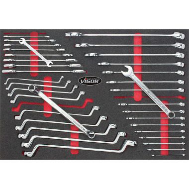 Vigor Nyckelsortiment 36 st V6643