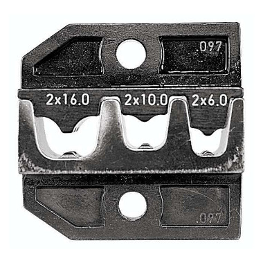 Rennsteig Pressbuckla för dubbla trådbackar 6,0 / 10,0 / 16,0 mm² 624 097 3 0