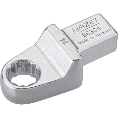 HAZET Insättningsringnyckel - Insticksfyrkant 14 x 18 mm - Extern dubbel sexkantig dragprofil - 14 mm 6630D-14