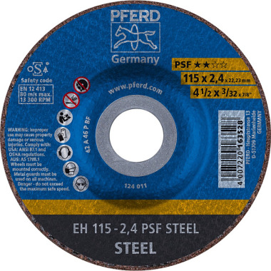 PFERD Kapskivor EH 115-2,4 PSF STEEL 61740122