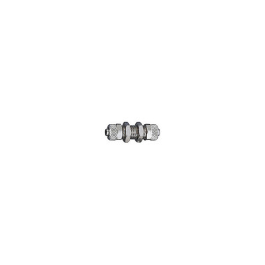 Riegler Skottskruvanslutning, M10x1,0, för slang 6/4 mm, förnicklad mässing. 110525