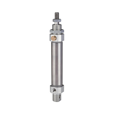 Riegler Rund cylinder »MSI«, enkelverkande, kolv Ø 8, slag 10, M5x0,8 114927