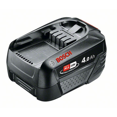 Bosch Akkupack 18 Volt Lithium-Ionen PBA 18 Volt, 4.0 Ah W-C, Systemzubehör 1600A011T8