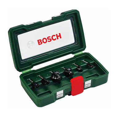 Bosch 'HM-Fräser-Set mit 1/4''-Schaft, 6-teilig' 2607019462