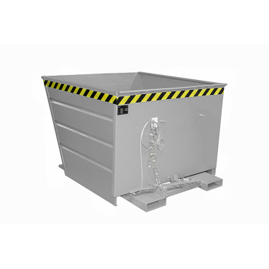 BAUER Tippcontainer VG 1100, lackerad, RAL 7005 Musgrå 4535-04-0000-5