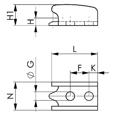 AMF Dubbskruv DIN6379 M42x 500 85530