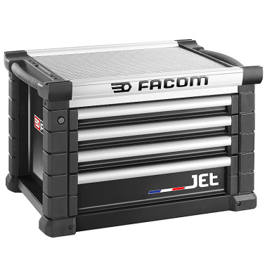 FACOM Werkzeugtruhe JET mit 4 Schubladen, 3 Module pro Schublade, schwarz (RAL 9005) JET.C4NM3A