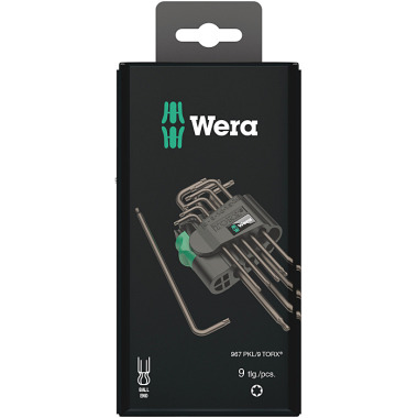 Wera 967/9 TORX 1 Winkelschlüsselsatz, BlackLaser 05073598001