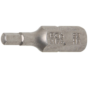 BGS Bits | 6,3 mm (1/4”) drivning | invändig sexkant 3 mm 8176