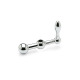 Ganter Tri-Ball Handles, Steel 10-101-B8-F