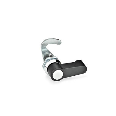 Ganter Hook-Type Latches, with Operating Elements 115.8-HG-18-H1-CR-1