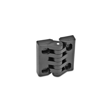 Ganter Hinges, Plastic, Adjustable by Slotted Holes 151.4-64-65-HB