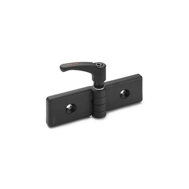 Ganter Hinges for Profile Systems, Plastic 159-84-25-25-SW-2