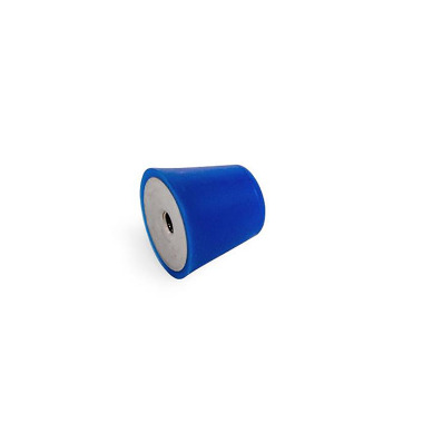 Ganter Silicone Buffers with Internal Thread, Stainless Steel 256-19-M5-55-BL