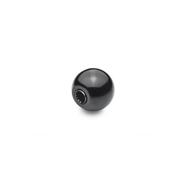 Ganter Ball Knobs, Press-On Type, Plastic 319-KU-32-B10-L