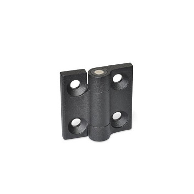 Ganter Hinges, Zinc Die Casting, with Detent 437.4-ZD-60-60-A2-SW