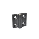 Ganter Hinges, Zinc Die Casting, with Detent 437.4-ZD-60-60-C2-SW