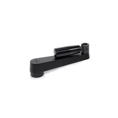 Ganter Cranked Handles with Retractable Handle, Aluminum 471.3-100-V12