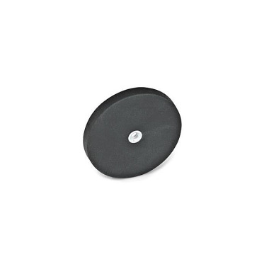 Ganter Retaining Magnets with Internal Thread, with Rubber Jacket 51.5-ND-43-SW