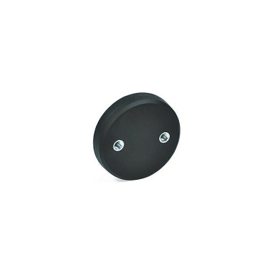 Ganter Retaining Magnets, with 2 Internal Thread, with Rubber Jacket 51.6-ND-57-32-M6