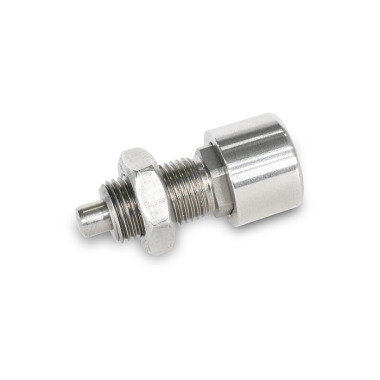 Ganter Stainless Steel Locking Plungers, with Cardioid Curve Mechanism (Retractable Pen Principle) 514-6-AKN-A4