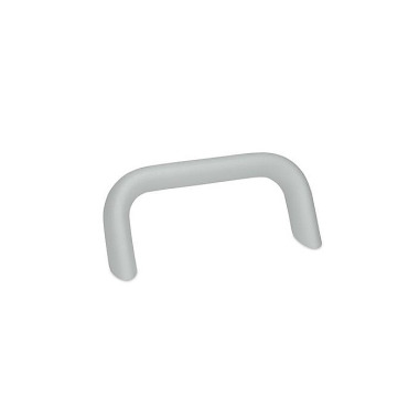 Ganter Inclined Cabinet U-Handles, Aluminum 565.2-26-128-A-SR