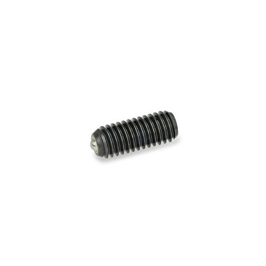 Ganter Spring Plungers, Ball with Friction Bearing, with Internal Hex, Steel 615.9-M6-K