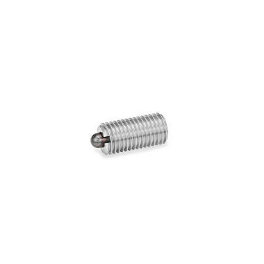 Ganter Stainless Steel Spring Plungers, with Bolt 616-M16-SN