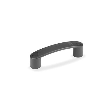 Ganter Cabinet U-Handles, Plastic, Antimicrobial 628.1-179-8,5-B-SGA