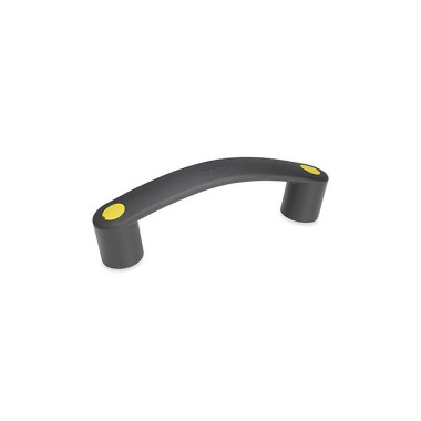 Ganter Cabinet U-Handles, Flexible Plastic 628.3-150-B-DGB