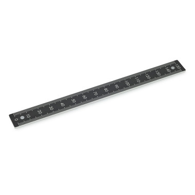 Ganter Rulers, Aluminum, with Mounting Holes 711.2-AL-100-S-U-1