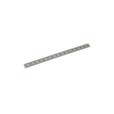 Ganter Rulers, Stainless Steel / Plastic, Self-Adhesive 711-NI-150-W-L