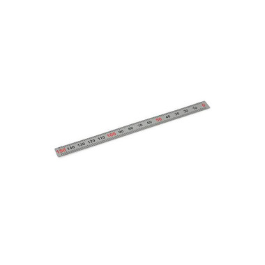 Ganter Rulers, Stainless Steel / Plastic, Self-Adhesive 711-NI-400-W-R