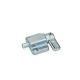 Ganter Spring Latches, Steel, with Flange for Surface Mounting 722.3-14-20-L-ZB