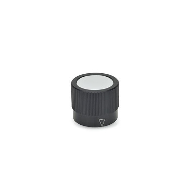 Ganter Control Knobs, Aluminum, Black Anodized 726.1-42-B8-A-1