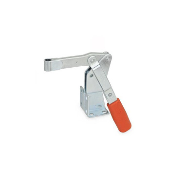 Ganter Toggle Clamps, Steel, Operating Lever Vertical, with Dual Flanged Mounting Base 812-300-EV