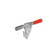 Ganter Toggle Clamps, Stainless Steel, Operating Lever Horizontal, with Side Mounting 820.2-130-MF-NI