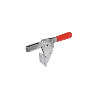 Ganter Toggle Clamps, Stainless Steel, Operating Lever Horizontal, with Side Mounting 820.2-230-MF-NI