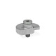 Ganter Clamping Bolts, Stainless Steel, Downward Clamping, with Threaded Bolt 918.7-40-SK-R