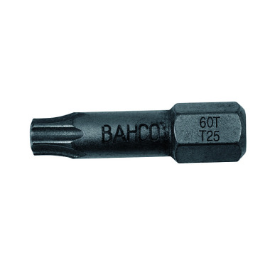 BAHCO 1/4 bits, 25 mm, torsion, Torx®, T 9, 10-pack 60T/T9