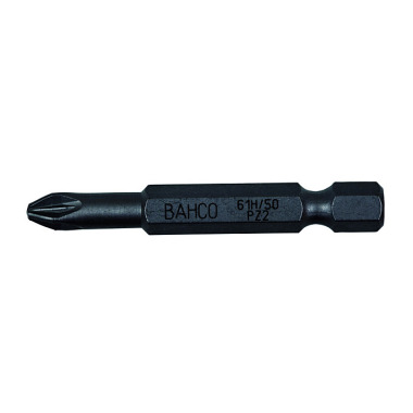 BAHCO 1/4” bits, 50 mm, extra hård, PZ 2, 5-pack 61H/50PZ2